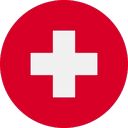 A red circle with a white cross in the center.