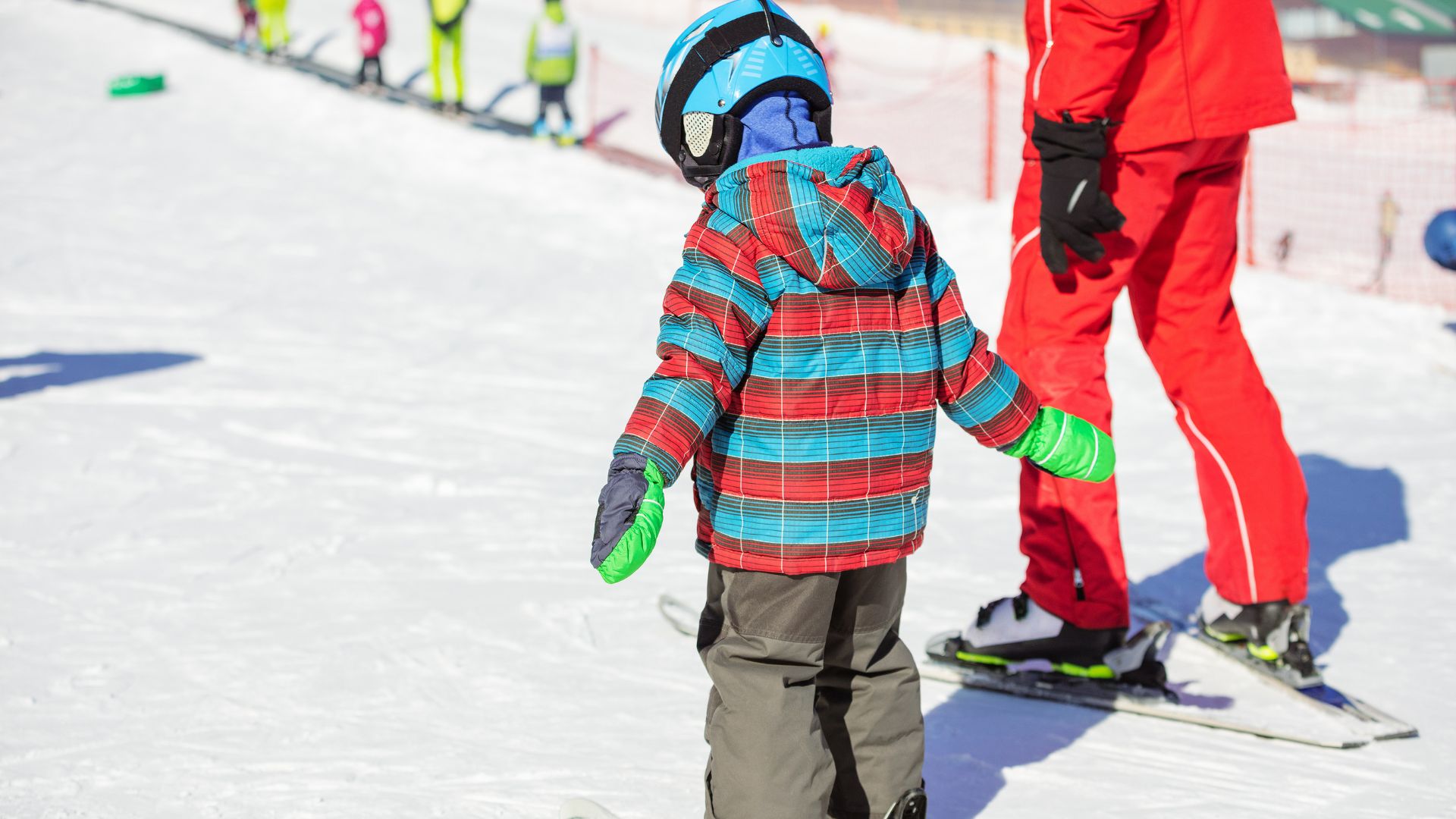 how to teach kids to ski